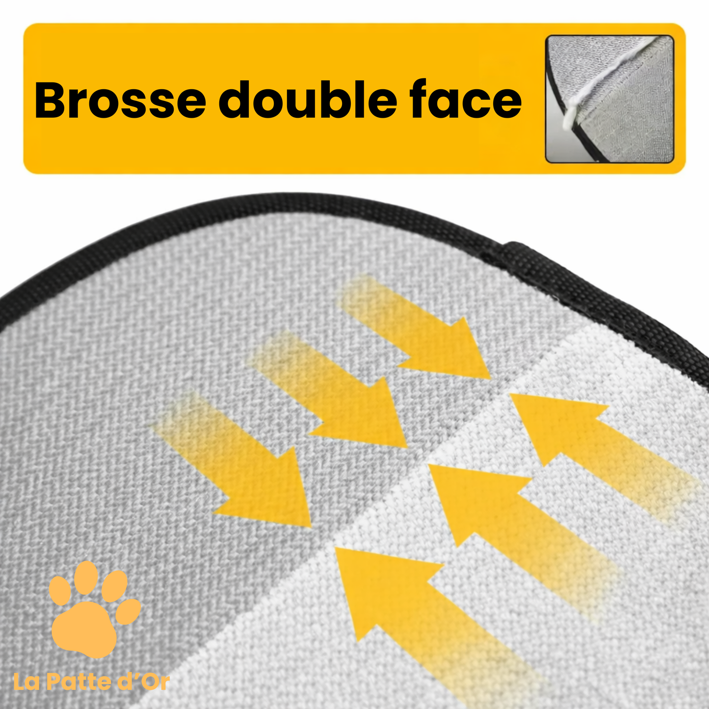 L'Attrape-Poils Magique – Gant de Brossage & Nettoyage Double Face